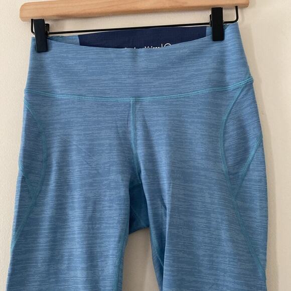 Outdoor Voices Womens 7/8 Leggings OV TechSweat in Provincial Blue Size S - Picture 4 of 15